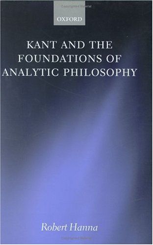 Kant and the Foundations of Analytic Philosophy