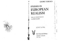 Studies in European Realism