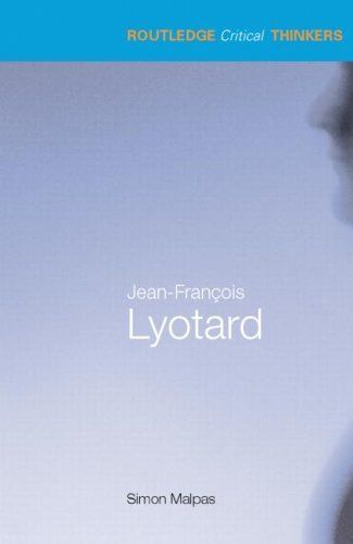 Jean Francois Lyotard (Routledge Critical Thinkers)