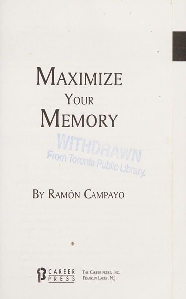 Maximize your memory