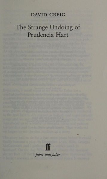 The strange undoing of prudencia hart