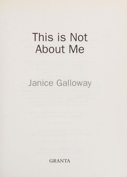 This is not about me