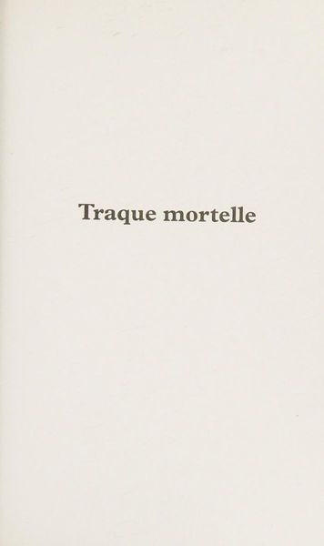 Traque mortelle