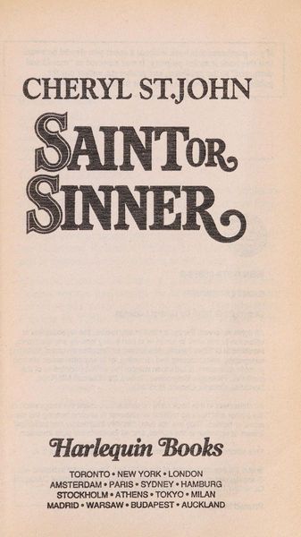 Saint Or Sinner