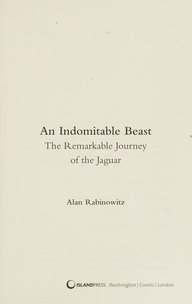 An indomitable beast