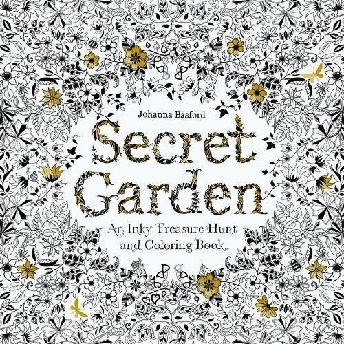 Secret Garden: An Inky Treasure Hunt and Coloring Book