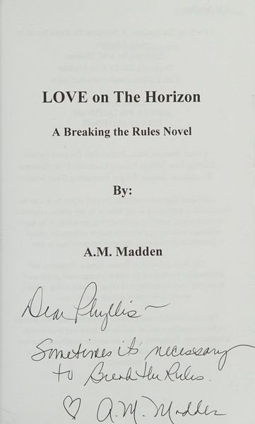 LOVE on the Horizon, a Breaking the Rules Novel