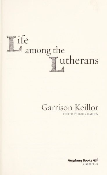 Life among the Lutherans