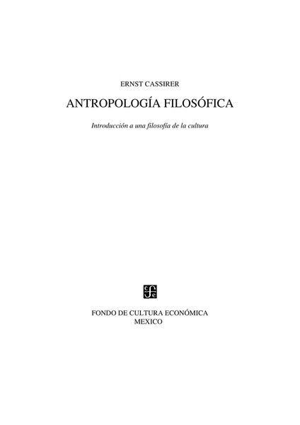 Antropologia Filosofica