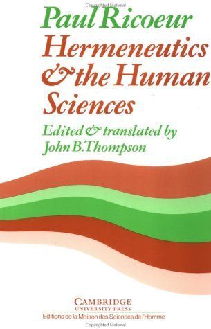 Hermeneutics and the Human Sciences