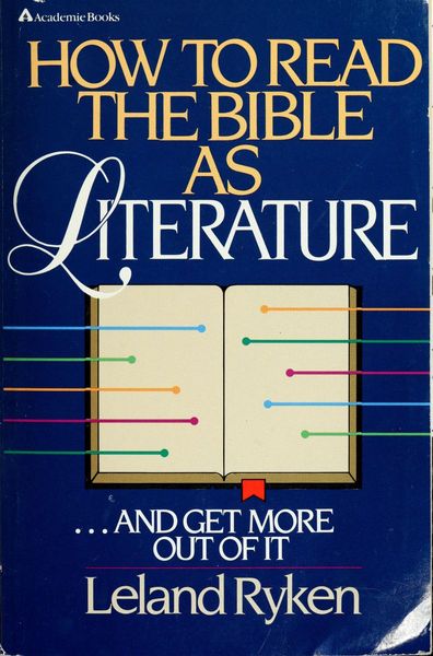 How to read the Bible as literature