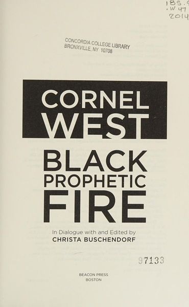 Black prophetic fire