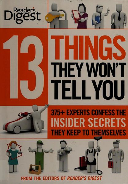 13 things they won't tell you