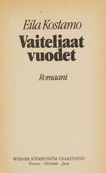 Vaiteliaat vuodet