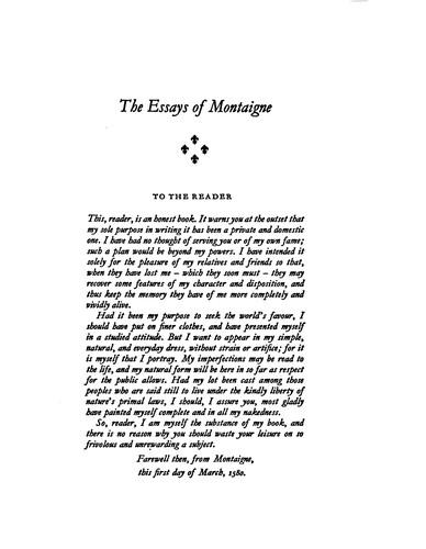 The Complete Essays