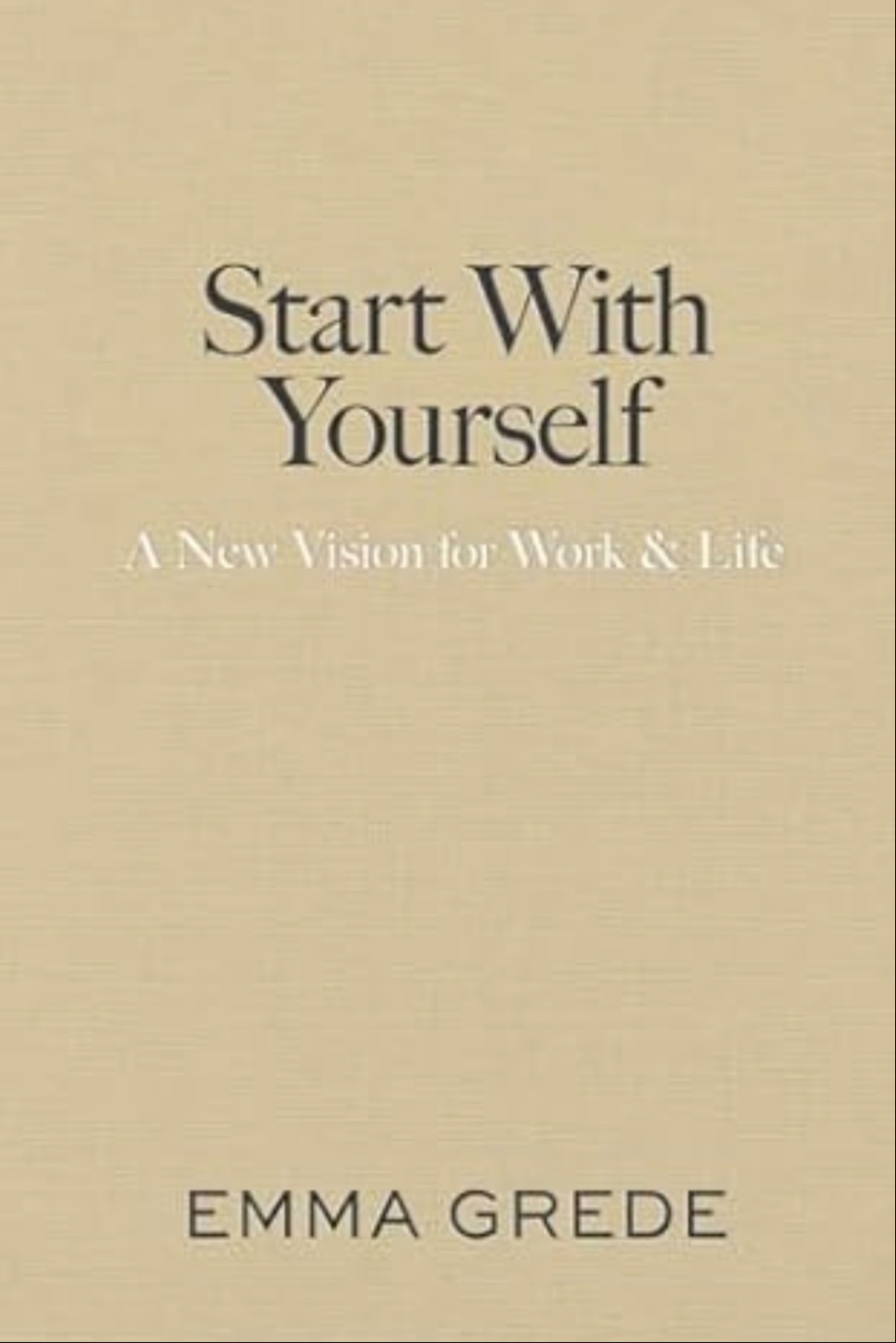 Start With Yourself