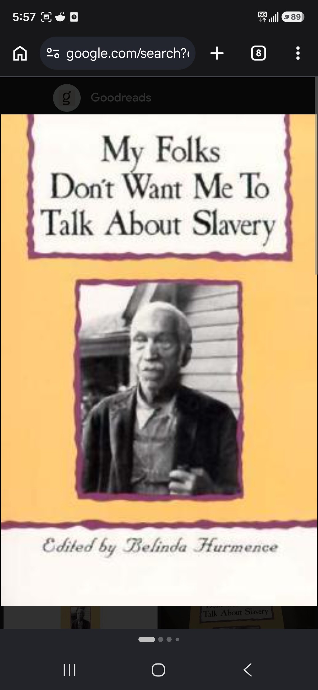 My Folks Don't Want Me To Talk About Slavery